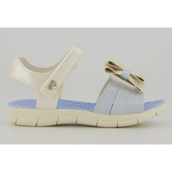 Sandália Klin Tic Tac Off White e Azul
