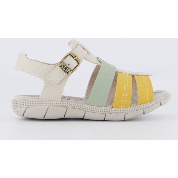 Sandália Klin Tic Tac Infantil Bege