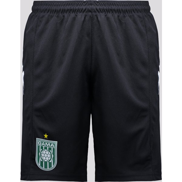 Calção Kappa Gama Treino Comissão 2025 Preto