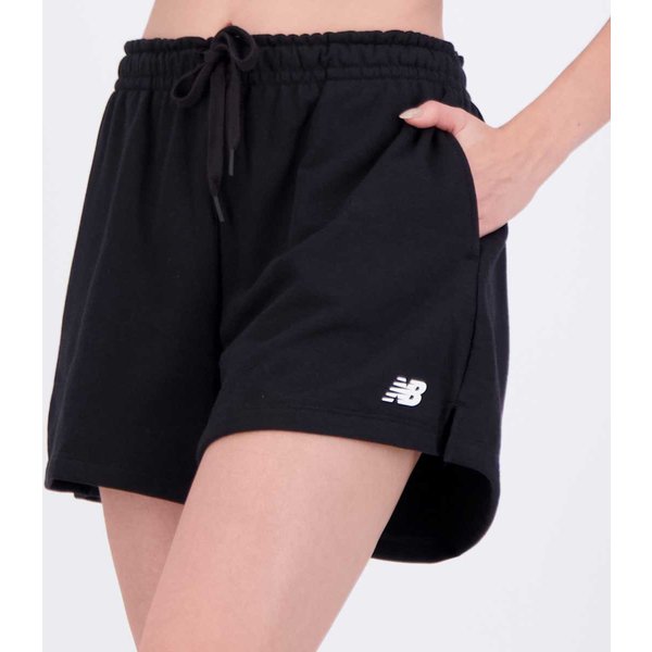 Shorts New Balance Small Logo Feminino Preto