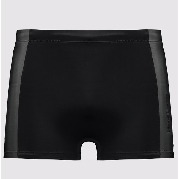 Sunga Hang Loose Boxer com Recorte Preto e Cinza