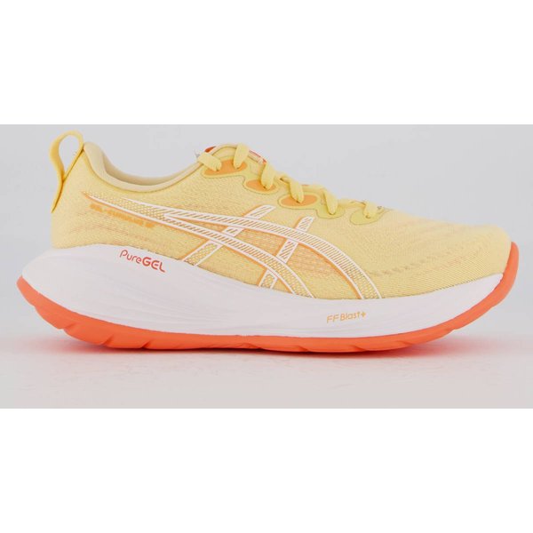 Tênis Asics Gel Cumulus 27 Feminino Laranja e Amarelo