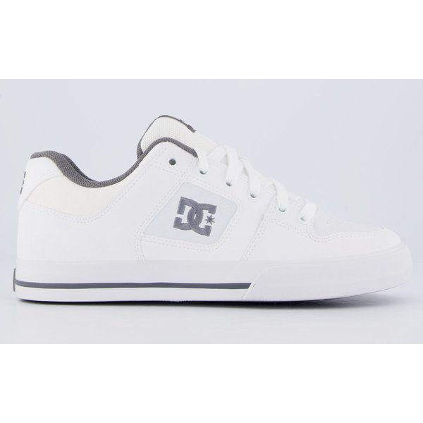 Tênis DC Shoes Pure Branco e Cinza