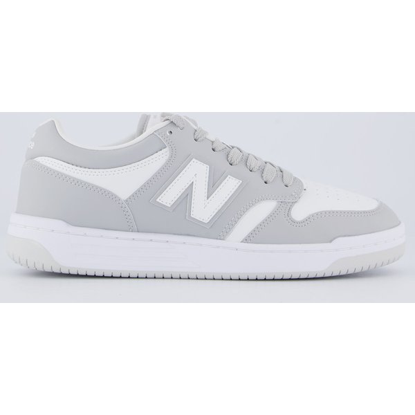 Tênis New Balance 480 Low Cinza e Branco