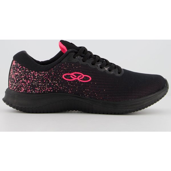 Tênis Olympikus Venus 2 Feminino Preto e Rosa