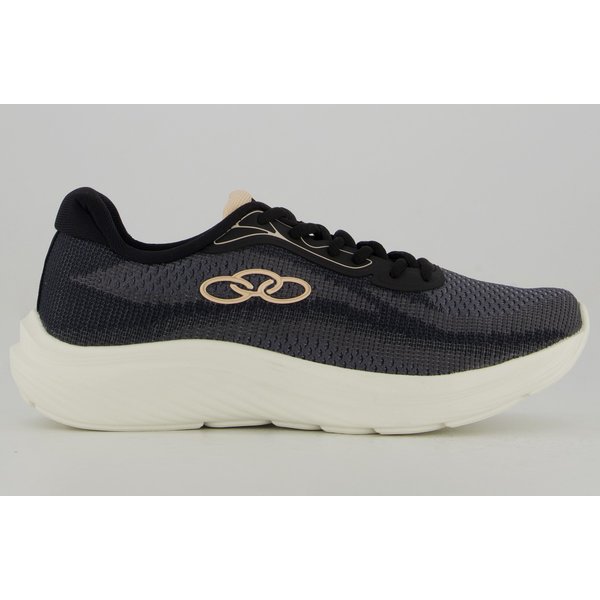 Tênis Olympikus Vertice Feminino Preto e Branco