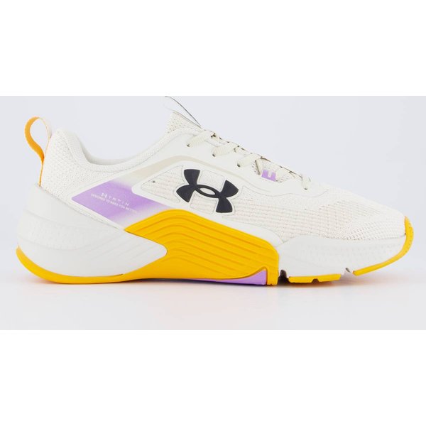 Tênis Under Armour Tribase Reps 2 SE Bege e Laranja