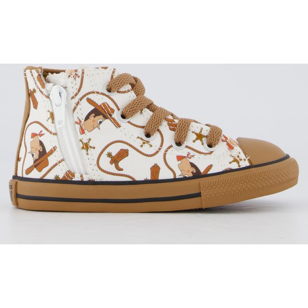 Tênis Converse All Star Toy Story Infantil Cano Alto Bege