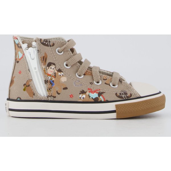 Tênis Converse All Star Toy Story Infantil Cano Alto Marrom
