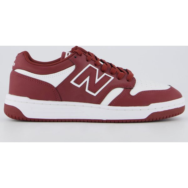 Tênis New Balance 480 Low Vinho e Branco