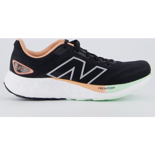 Tênis New Balance Fresh Foam 680 V8 Feminino Preto e Rosé