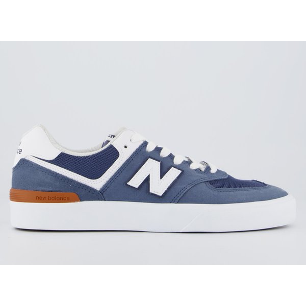 Tênis New Balance NM574 Marinho e Branco