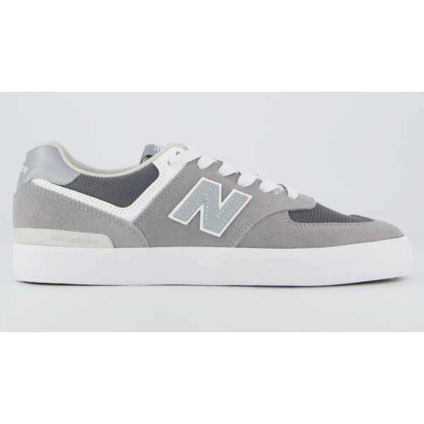 Tênis New Balance Numeric 574 Vulc Cinza