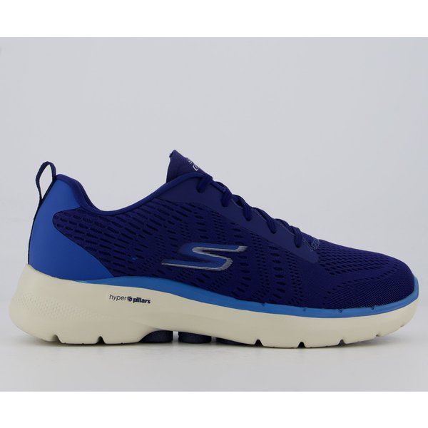 Tênis Skechers Go Walk 6 Marinho e Off White