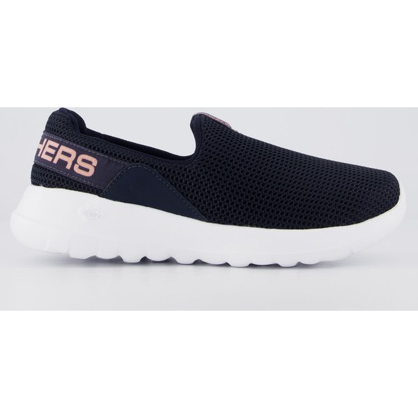 Tênis Skechers Go Walk Joy Feminino Marinho e Rosa