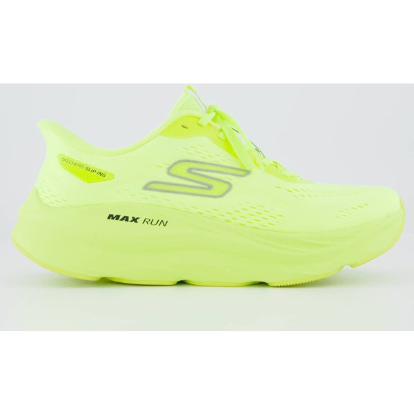 Tênis Skechers Max Run Feminino Verde Limão