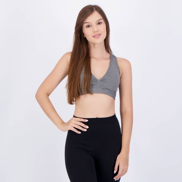 Top Everlast Feminino Cinza