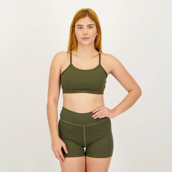 Top Fila Life II Feminino Verde Oliva