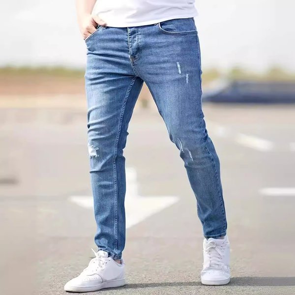 Men's Clothing high quality men's slim fit stretch jeans skinny jeans men's jeans