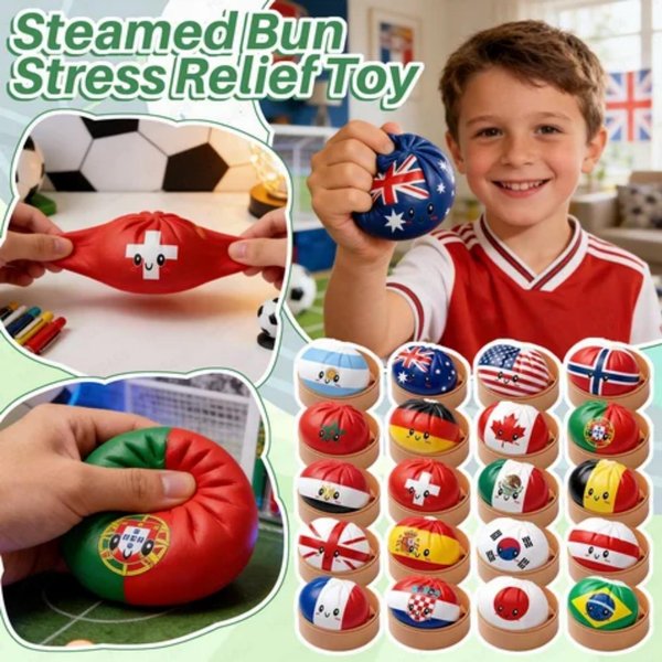 Realistic Dumpling Squishy Toy - Cute Asian Food Themed Stress Relief For Adults & Kids-image