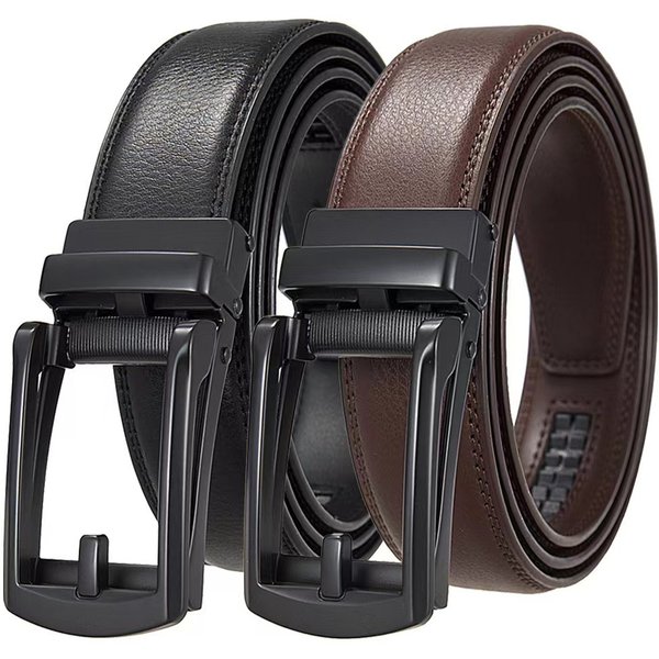 Voothost 3.6Cm Belts Brand Design Men Belts Quality Genuine Leather Belt For Men Belt Male Strap Male Metal Automatic Buckle F0199-image