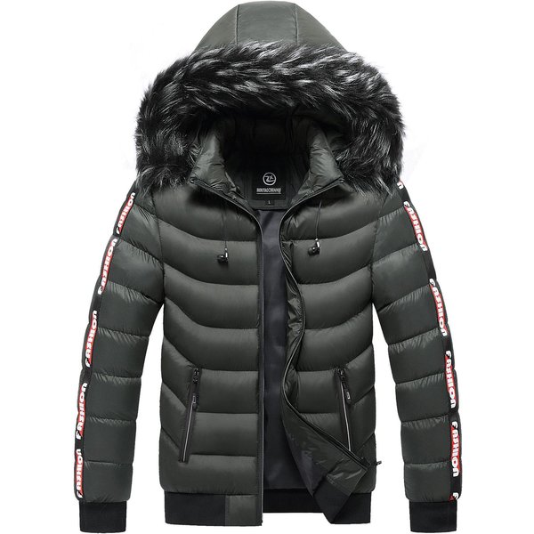 Men's Autumn And Winter Cotton-padded Clothes Casual And Warm Thickened Jackets With Custom Logo