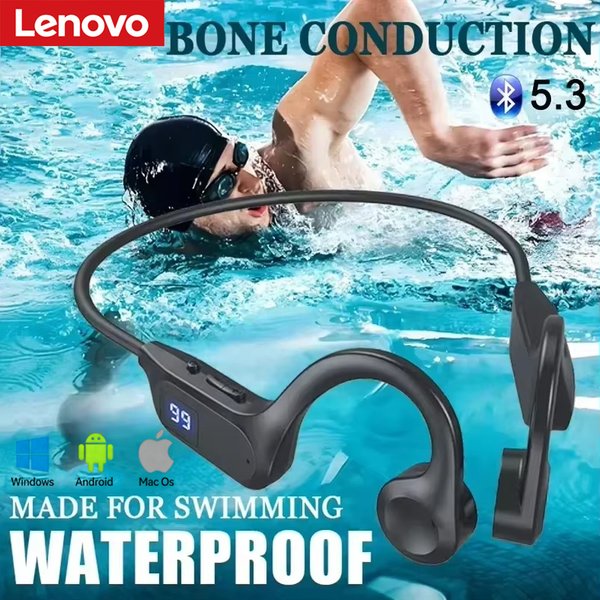 X7 Wireless Earphone Bone Conduction Bluetooth Headphone Waterproof Hand-free With Mic For Running Sport Swimming