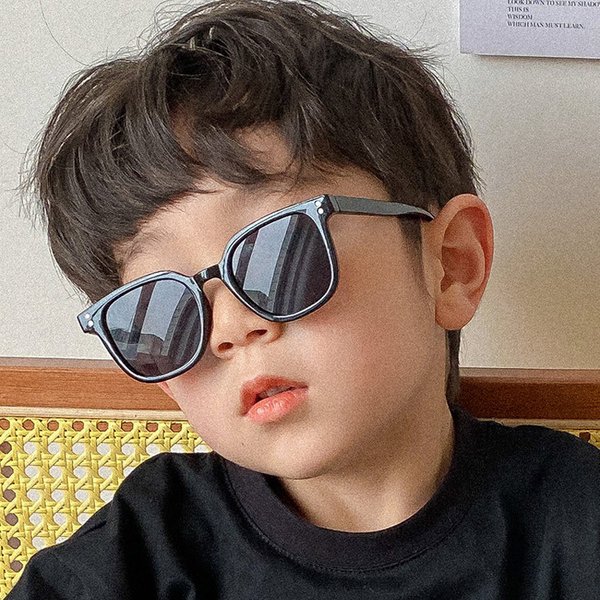 Children Vintage Square UV400 Sun Outdoor Cute Girl Boy Fashion Glasses Protection Classic Kids Sunglasses-image
