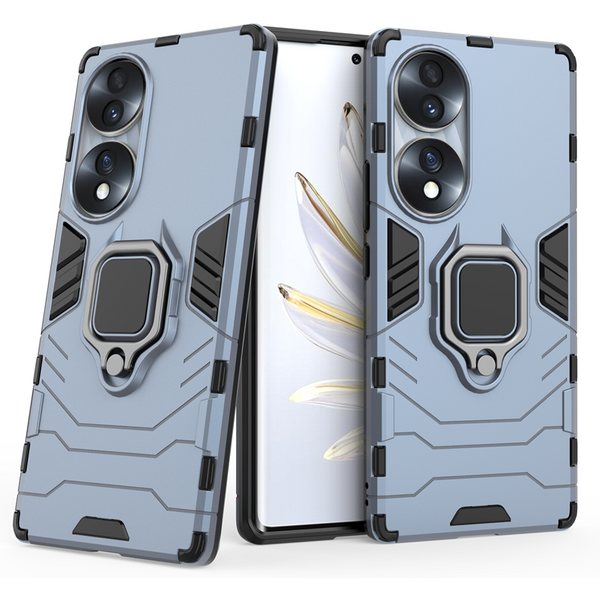 Shockproof Armor Case For Honor 50 60 70 Se Pro Plus Hybrid Hard Pc+Soft Tpu Rotating Ring Stand Holder Cover Shell-image