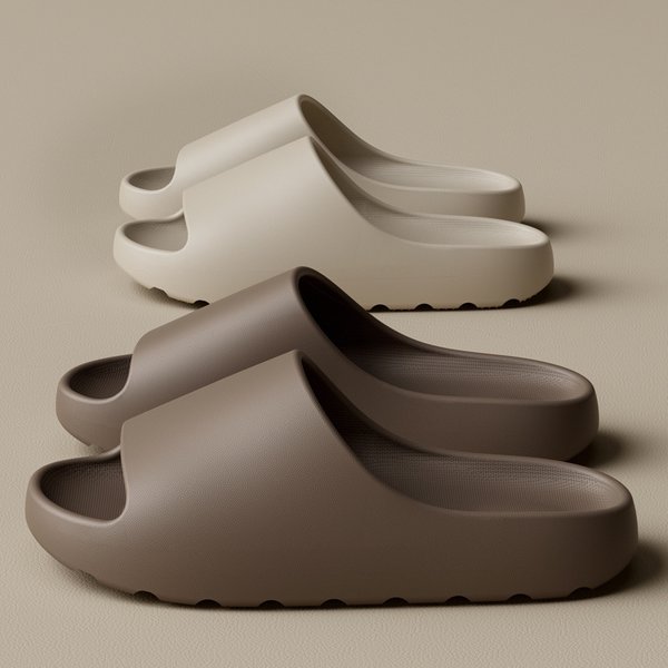 Unisex Shoes Slippers Men Sports Outdoor Wear Home Thick Bottom EVA Sandals-image