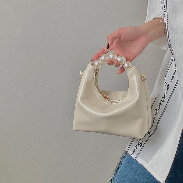 Small With A High-end Feel, Pearl Handbag For Women, 2026 New Model, Mini Chain Shoulder Crossbody Bag, Dumpling Bag