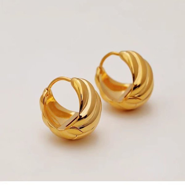 Fine Earrings For Women, Light Luxury, Niche, High End Design, Retro Temperament, Simple And Versatile-image