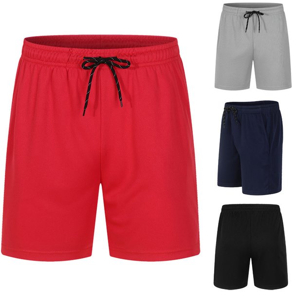 Men's mid-waist rope quick-drying mesh shorts large size casual versatile beach shorts