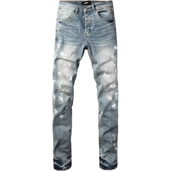 Men's Trendy Slim Fit Skinny Jeans American Street Casual Style Graffiti Stretch Denim Fashionable And Versatile Trousers