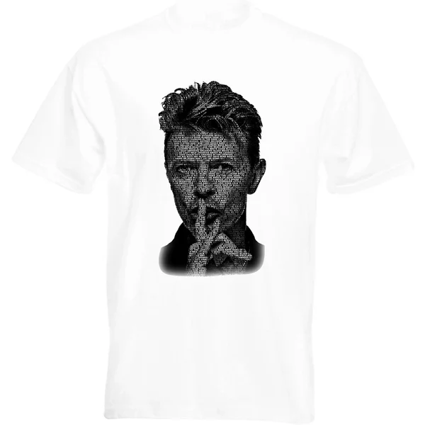 David Bowie Typography Song Titles T Shirt Mens Womens Tees Top Ziggy Stardust-image