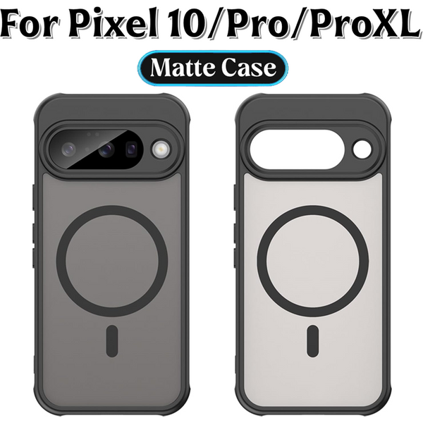 For Google Pixel 10 Pro XL 10Proxl Matte Magnetic Case For Magsafe Wireless Charging Shockproof Shell For Pixel10 Slim Cover-image