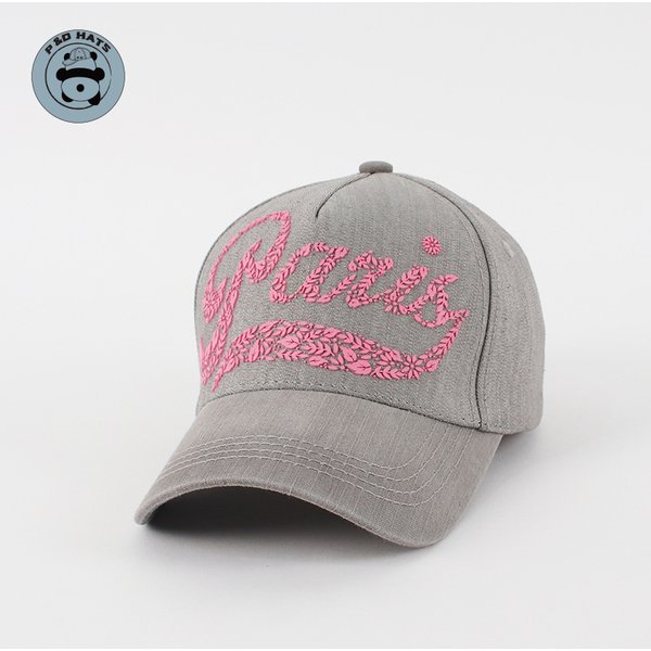 Unisex Tpu Offset Paris Letters Couples Fashion Trend Show Face Small Baseball Cap Casual Cap-image