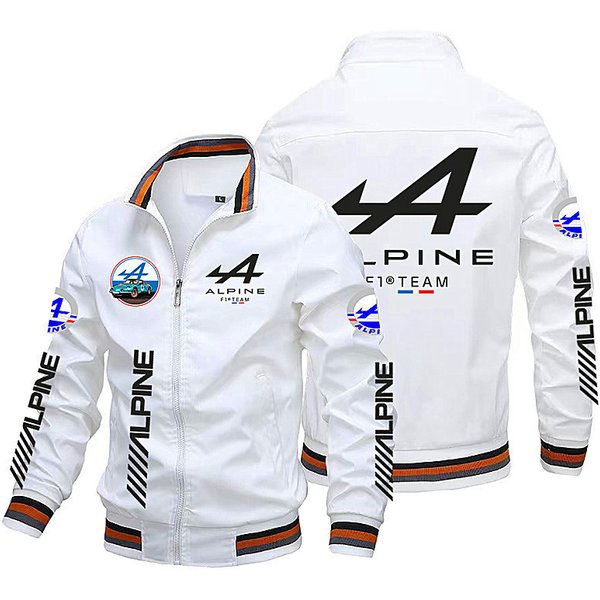 Men's clothing Cardigan Motorcycle Jacket Casual Men's Car Logo Printing Sports Fashion Men's Jacket