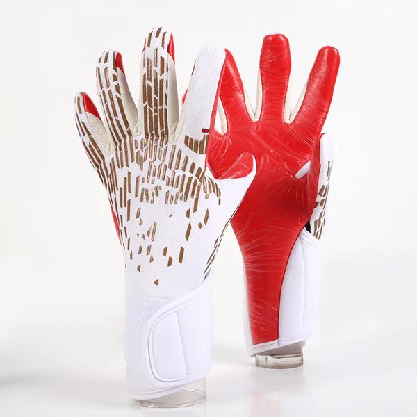 New Youth Adult Goalkeeper Gloves Latex Wear-Resistant Non-Slip Goalkeeper Gloves Special Gloves For Competition Training-image