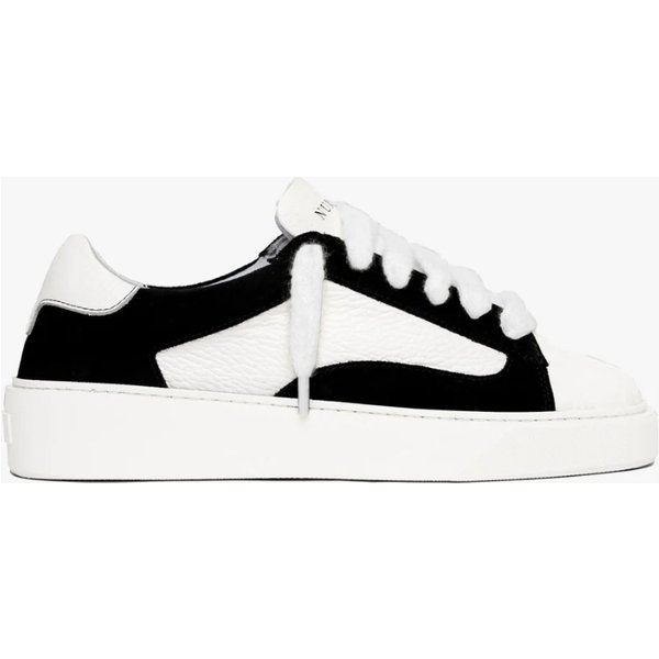 Numeris Eclipse Shell Toe Men's Platform Casual Sneakers With Genuine Leather Laces.-image