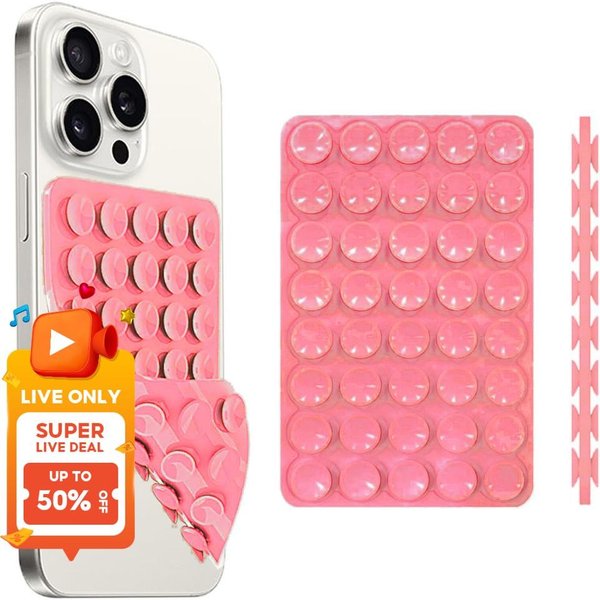 Double-Sided Silicone Phone Grips Suction Cup Phone Accessories Mobile Phone Holder Stand Cover