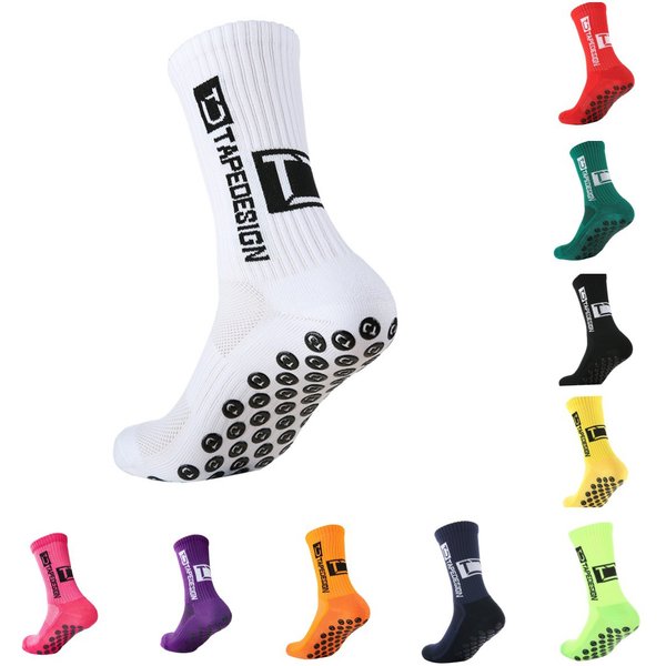 Pro-Grade Football Socks With Cushioned Sole & Anti-Slip Grip – Moisture-Wicking, Odor-Resistant (10 Colors, 100% Nylon, Unisex)