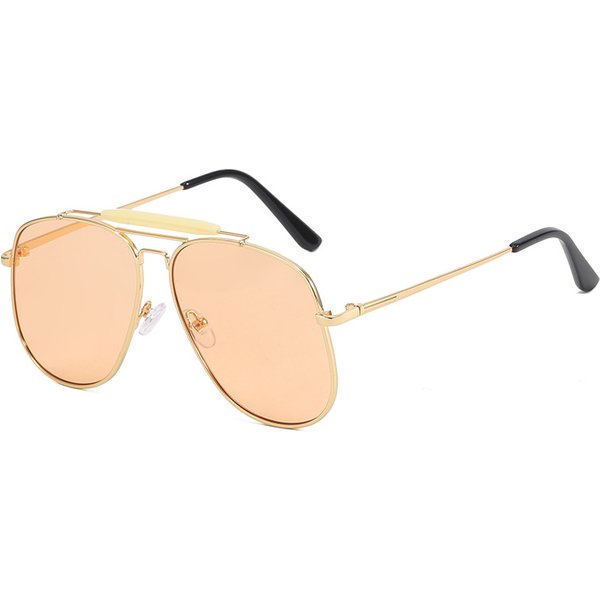 Unisex Women's Sunglasses, Frog Glasses, Large Metal Frame Sunglasses, Sunglasses, Ins Sunglasses-image