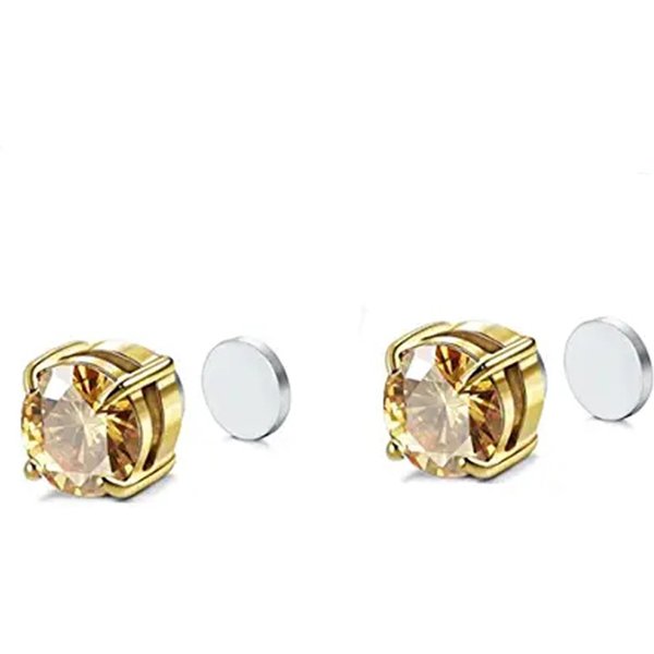 Jewelry & Accessories Earrings For Men And Women Without Pierced Ears, Zircon Earrings,Hot Selling Zircon Magnet Ear Clips, Earrings, Manufacturers-image