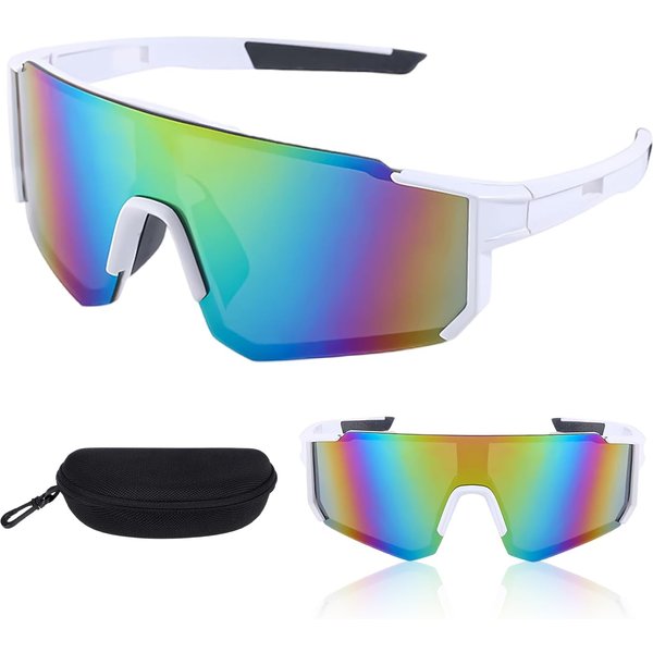 Quick Glasses Women Polarised Cycling Glasses Men UV400 Sports Glasses Windproof Sports Sunglasses Women Men For Outdoor Activities Mtb Road Bike-image