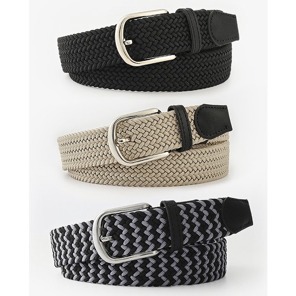 Strictly select high-end high-quality elastic knitted men's women's universal waistband, fashionable and casual needle