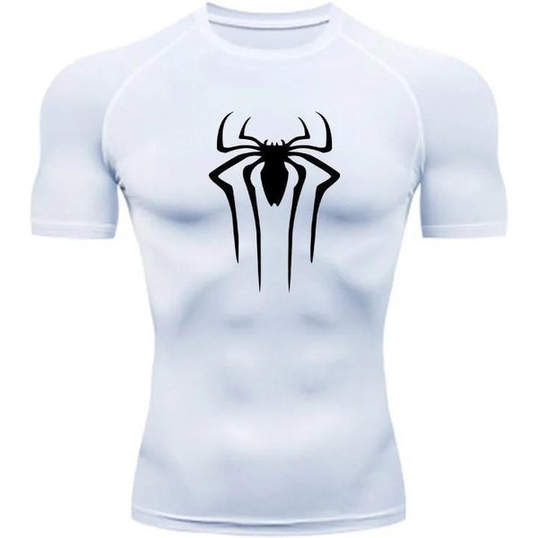 Men's Quick Drying Fitness Training T-Shirt Space Station Design 2025 New Style Base Layer Sports Running Top-image