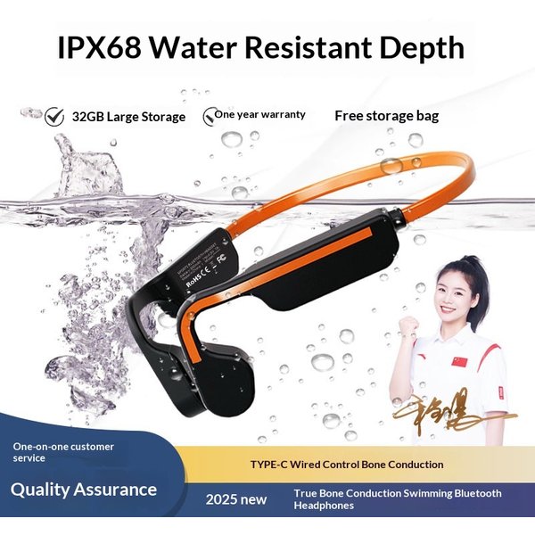 Cross-Border T10 Private Model Bone Conduction Sports Wireless Bluetooth Running Swimming Waterproof Earphones