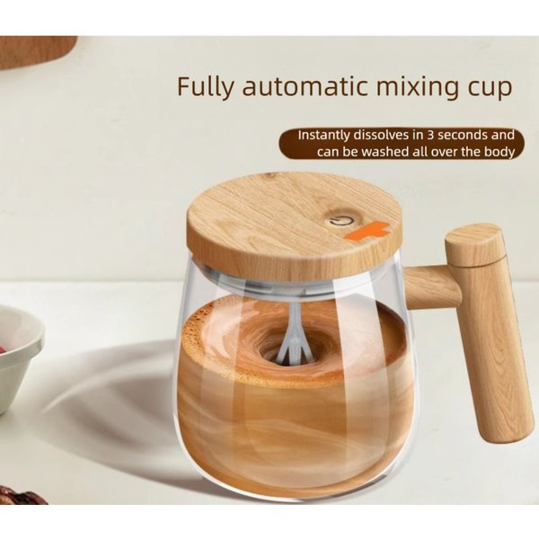 2025 New Model Fully Automatic Electric Charging Glass With Scale Portable Lazy Soy And Milk Powder Blender