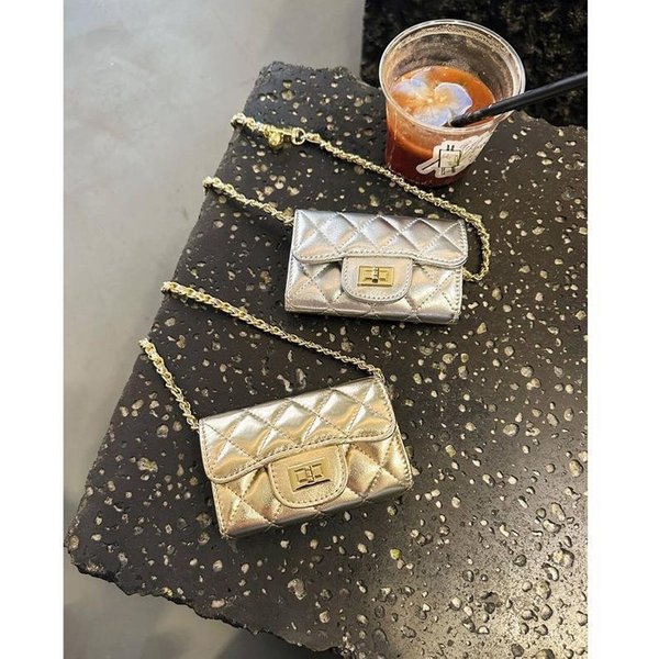 Style Mini For Women 2024 New Versatile Lipstick Coin Purse High-End Single Shoulder Crossbody Chain Bag-image